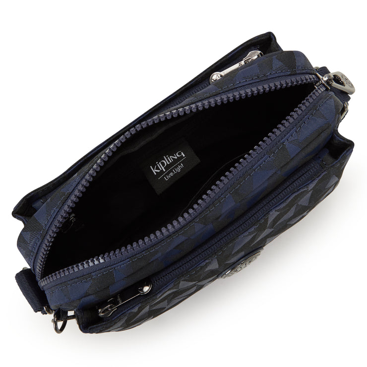 Kipling Small Crossbody Female Endless Navy Jacquard Abanu