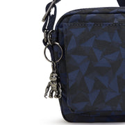 Kipling Small Crossbody Female Endless Navy Jacquard Abanu