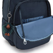 KIPLING Large backpack (with laptop compartment) Unisex True Blue Tonal Seoul Lap