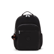 KIPLING Large backpack (with laptop compartment) Unisex True Black Seoul Lap
