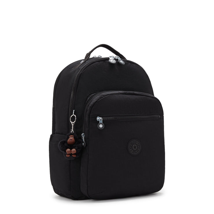 KIPLING Large backpack (with laptop compartment) Unisex True Black Seoul Lap