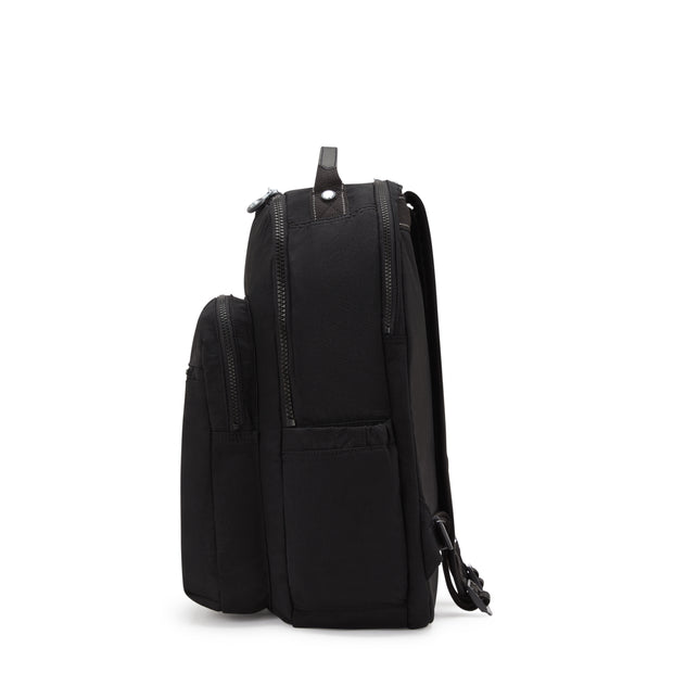 KIPLING Large backpack (with laptop compartment) Unisex True Black Seoul Lap  -  I4275-J99