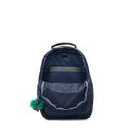 KIPLING Small Backpack (With Laptop Protection) Unisex Blue Green Bl Seoul S