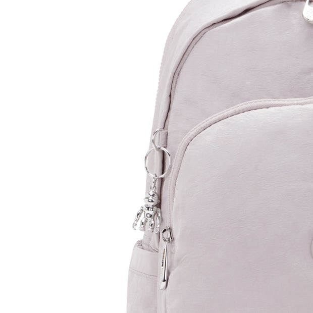 KIPLING Large backpack Female Gleam Silver Delia M