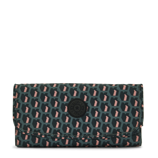 KIPLING Large Wallet Female 3D K Pink Money Land