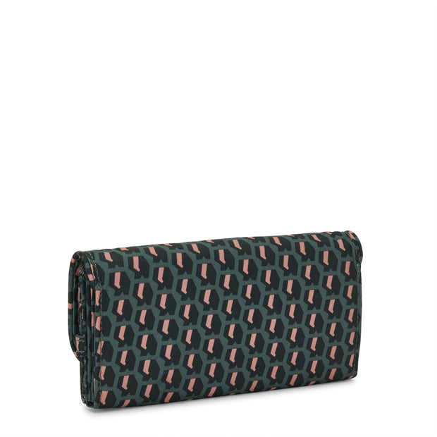 Kipling Large Wallet Female 3D K Pink Money Land