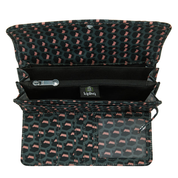 Kipling Large Wallet Female 3D K Pink Money Land