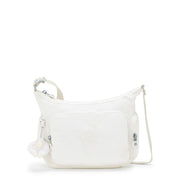 KIPLING Medium Crossbody Bag with Adjustable Straps Female Pure Alabaster Gabb S