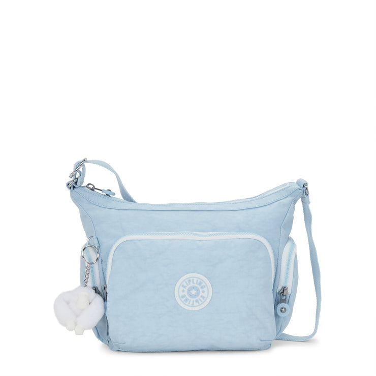 KIPLING Medium Crossbody Bag with Adjustable Straps Female Frost Blue Bl Gabb S