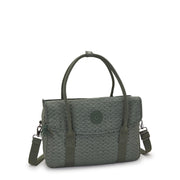 Kipling Small Working Bag (With Removable Shoulderstrap) Female Sign Green Embosse Superworker S