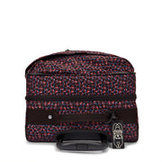 Kipling Medium Wheeled Luggage Female Happy Squares Spontaneous M