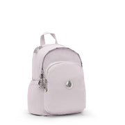 KIPLING Small Backpack Female Gleam Silver Delia Mini