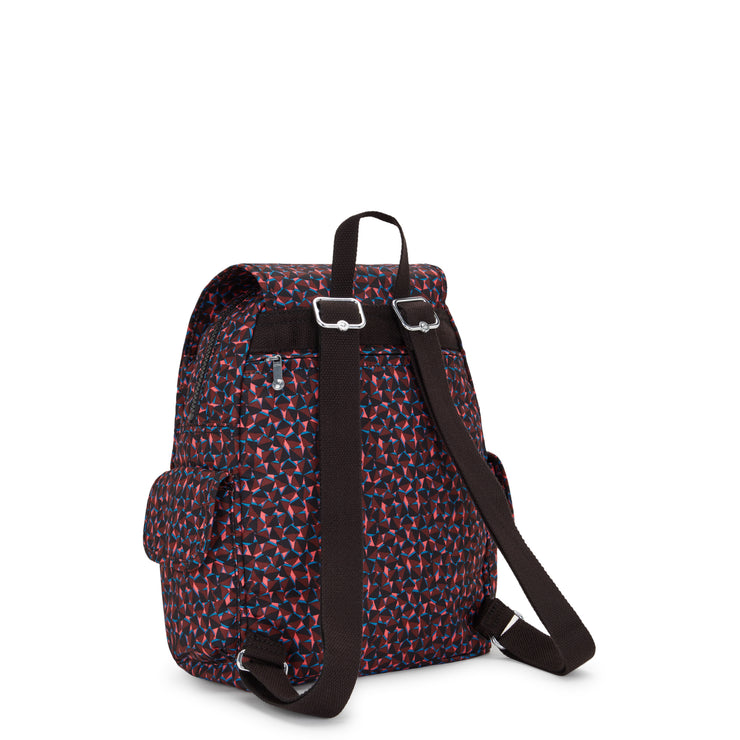 Kipling Small Backpack Female Happy Squares City Pack S  -  I4581-B3X