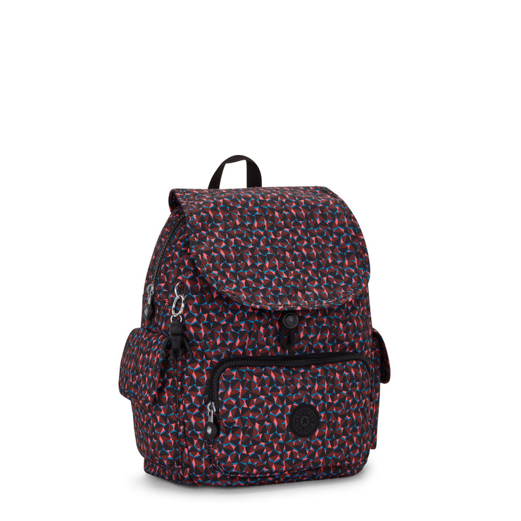 Kipling Small Backpack Female Happy Squares City Pack S