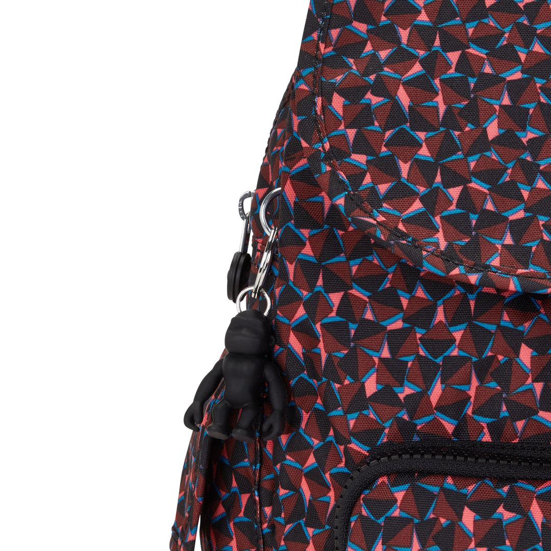 NEW Kipling Women\'s City Pack Mini Backpack Happy Squares Print Amazon.com | Kipling Women main image 4