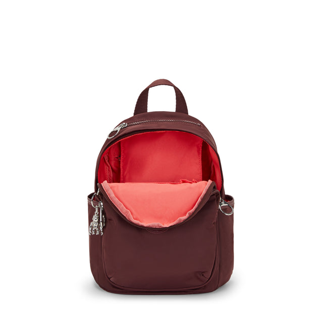 Kipling Small Backpack Female Deep Aubergine Delia Mini Kipling Small Backpack Female Deep Aubergine Delia Mini