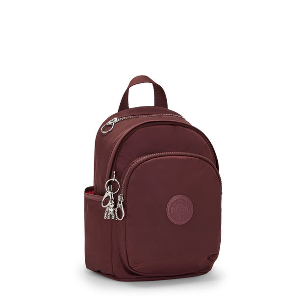 Kipling Small Backpack Female Deep Aubergine Delia Mini