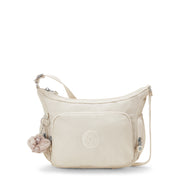 KIPLING Medium Crossbody Bag with Adjustable Straps Female Beige Pearl Gabb S