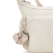 KIPLING Medium Crossbody Bag with Adjustable Straps Female Beige Pearl Gabb S