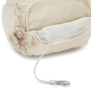 KIPLING Medium Crossbody Bag with Adjustable Straps Female Beige Pearl Gabb S