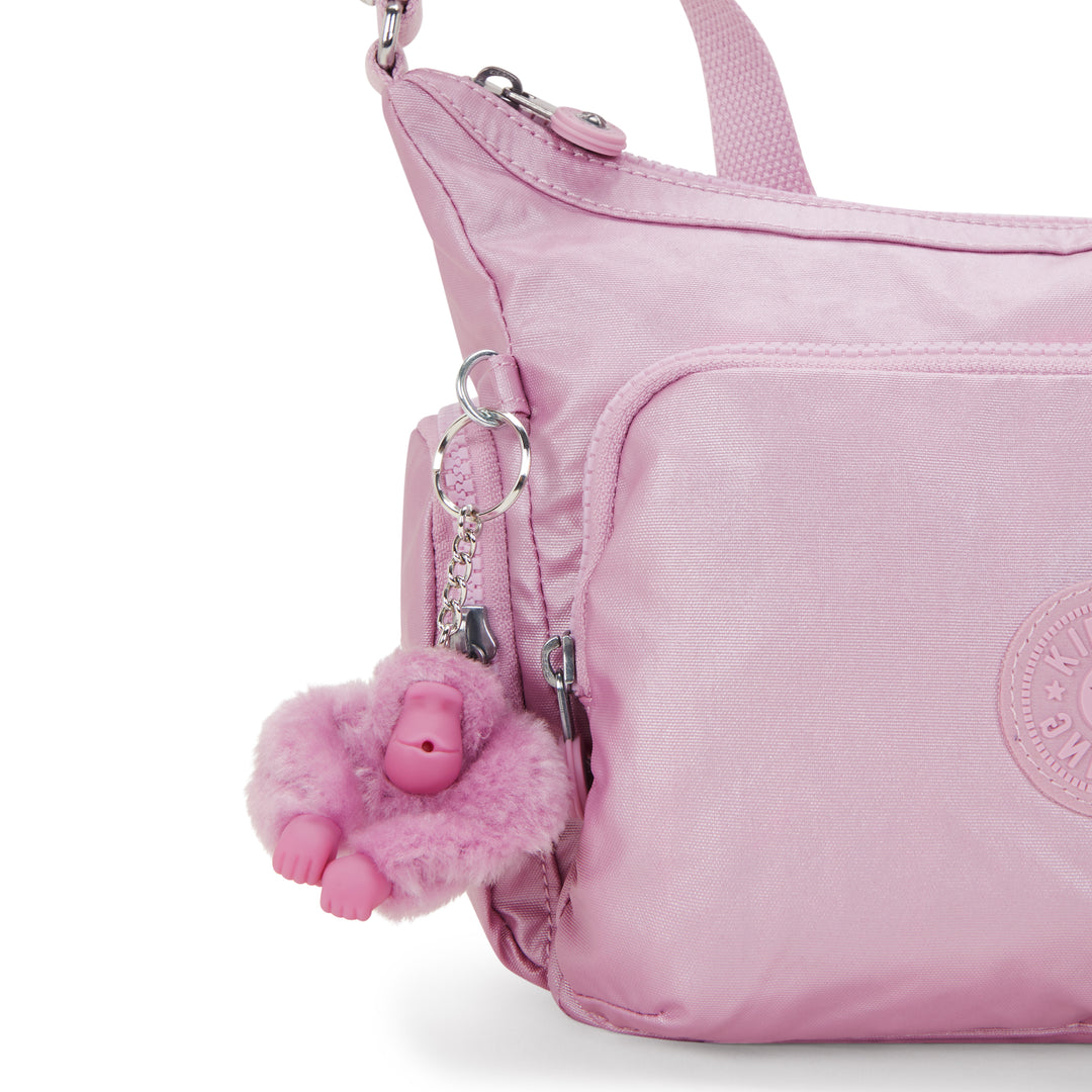 KIPLING Medium Crossbody Bag with Adjustable Straps Female Metallic Li