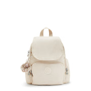 KIPLING Mini Backpack with Adjustable Straps Female Beige Pearl City Zip Mini