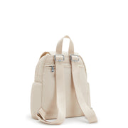 KIPLING Mini Backpack with Adjustable Straps Female Beige Pearl City Zip Mini  -  I4697-3KA
