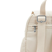 KIPLING Mini Backpack with Adjustable Straps Female Beige Pearl City Zip Mini