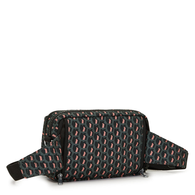 Kipling Small Crossbody Convertible To Waistbag (With Removable Straps) Female 3D K Pink Abanu Multi