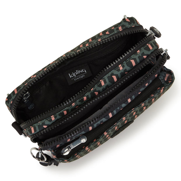 Kipling Small Crossbody Convertible To Waistbag (With Removable Straps) Female 3D K Pink Abanu Multi