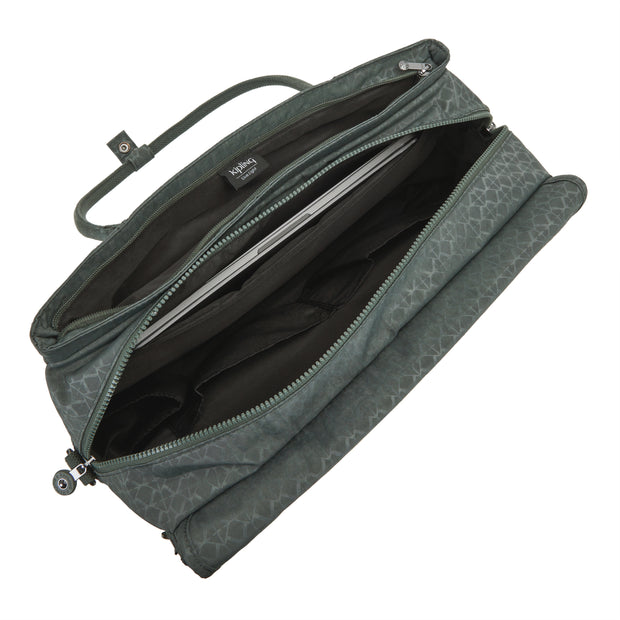 Kipling Working Bag (With Removable Shoulderstrap) Female Sign Green Embosse Superworker