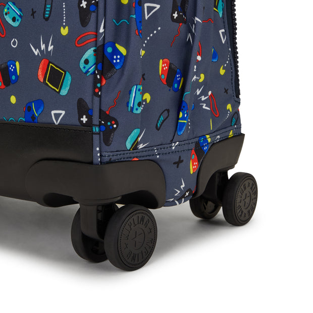 Kipling Large Wheeled Bag Female Gaming Grey New Storia