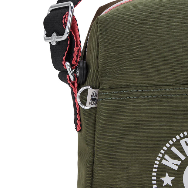 Kipling Small Crossbody Unisex Strong Moss Ce Chaz