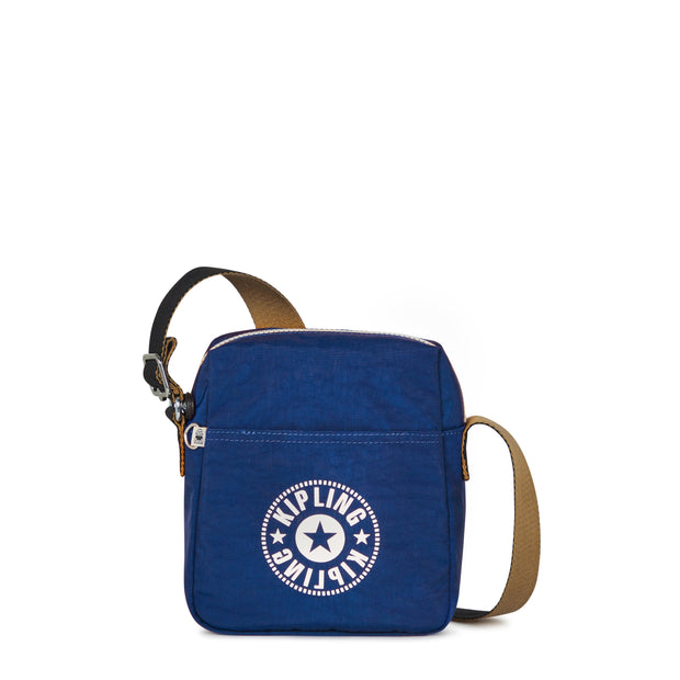 KIPLING Small Crossbody Unisex Deep Sky Blue C Chaz