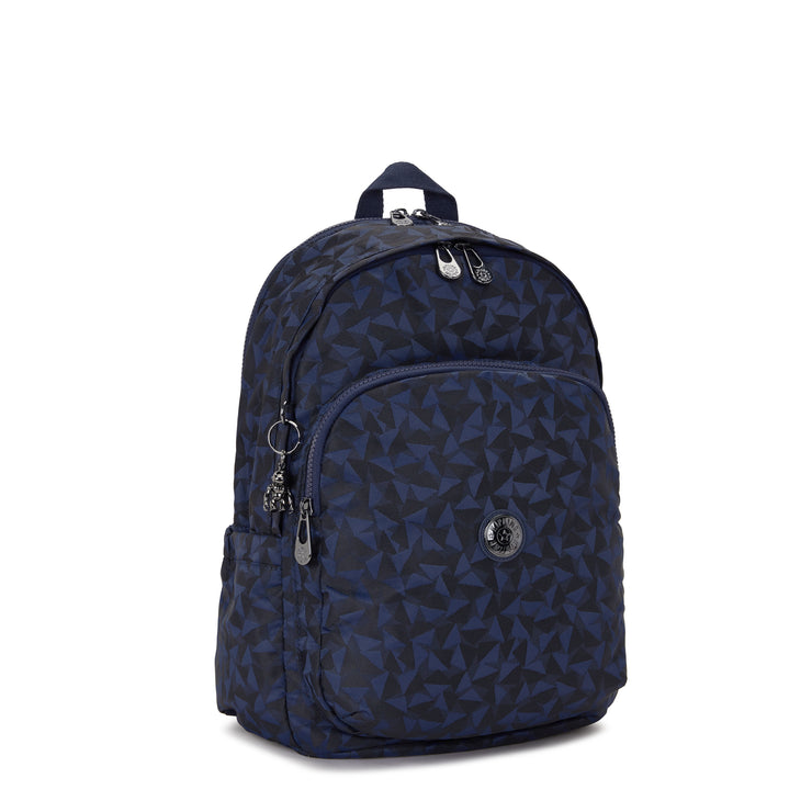 Kipling Large Backpack Female Endless Navy Jacquard Delia M  -  I5000-3QA