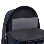 Kipling Large Backpack Female Endless Navy Jacquard Delia M