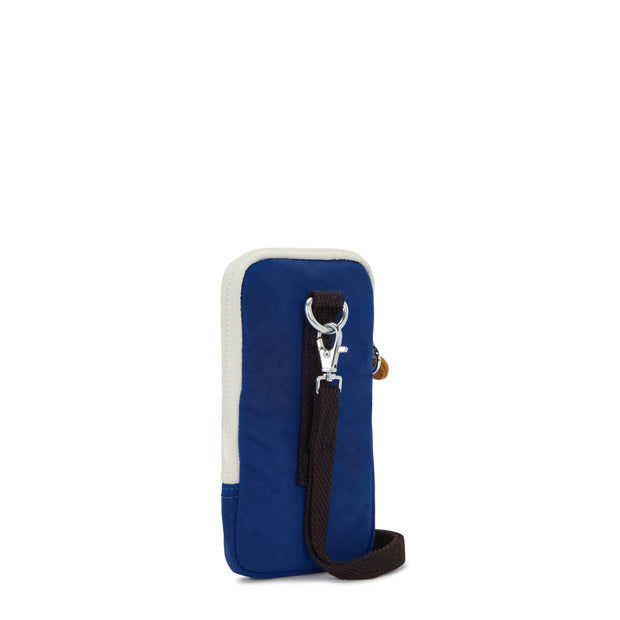 Kipling Phone Bag (With Removable Strap) Female Duo Blue Beige Clark