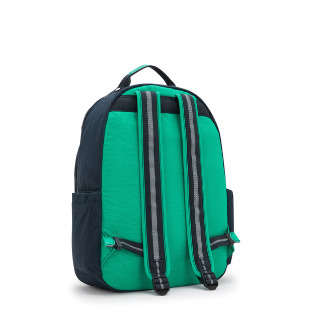 KIPLING Large Backpack Unisex Blue Green Bl Seoul