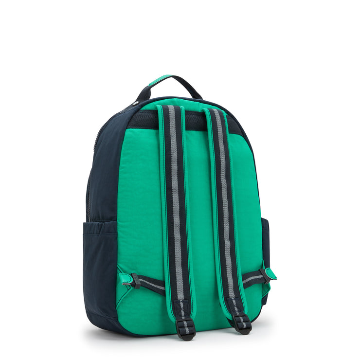 KIPLING Large Backpack Unisex Blue Green Bl Seoul
