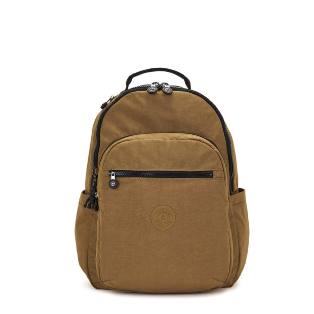 KIPLING Large Backpack Female Warm Beige Combo Seoul