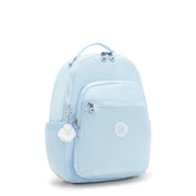 KIPLING Large Backpack Female Frost Blue Bl Seoul
