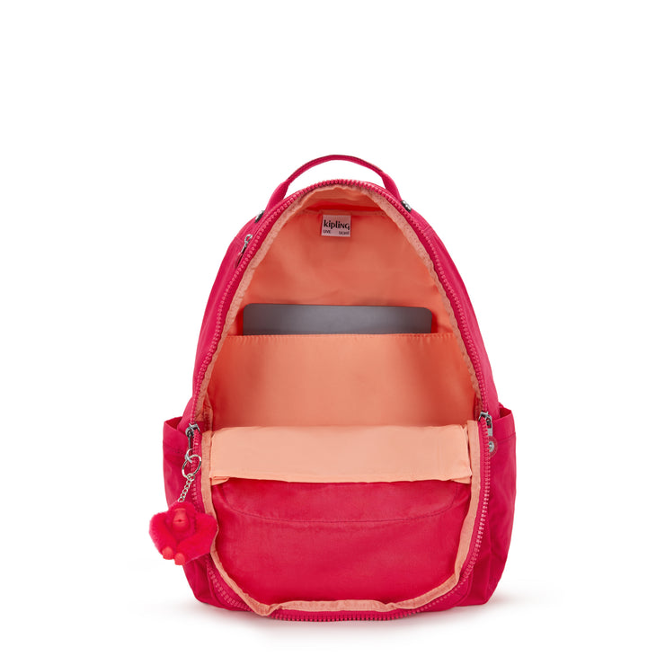 KIPLING Large Backpack Female Confetti Pink Seoul