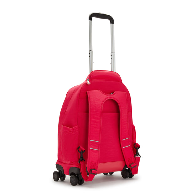 Kipling Large Wheeled Backpack (With Laptop Protection) Female True Pink New Zea
