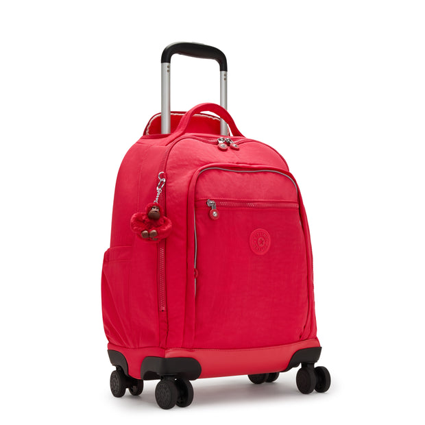Kipling Large Wheeled Backpack (With Laptop Protection) Female True Pink New Zea
