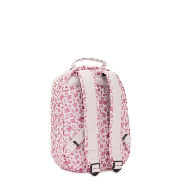 Kipling Small Backpack (With Laptop Protection) Female Magic Floral Seoul S