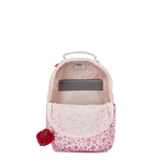 Kipling Small Backpack (With Laptop Protection) Female Magic Floral Seoul S