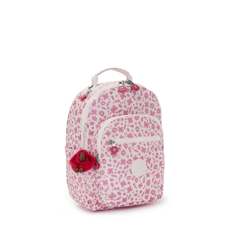 Kipling Small Backpack (With Laptop Protection) Female Magic Floral Seoul S