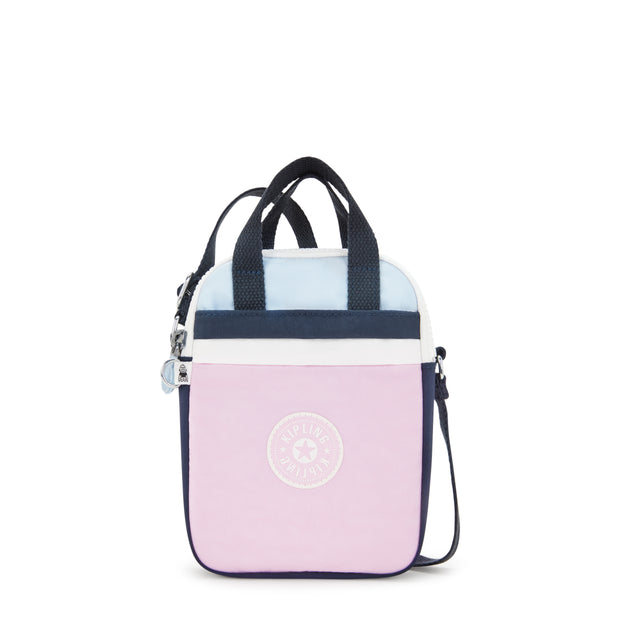 KIPLING Small Crossbody with Zipped Closure & Top Ha Female L Pink Blue Bl Levy