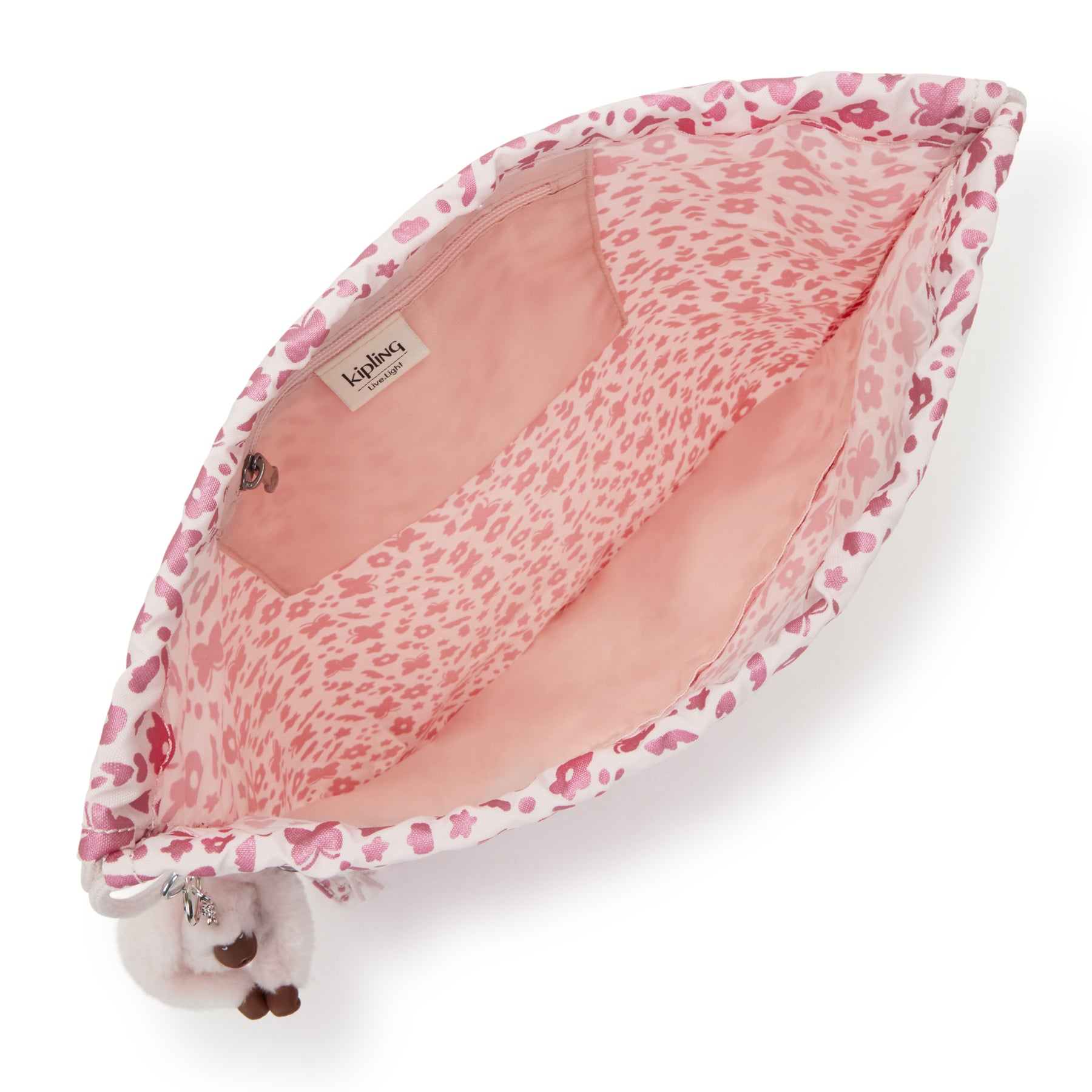 Kipling Medium Backpack (With Drawstring) Female Magic Floral Supertab