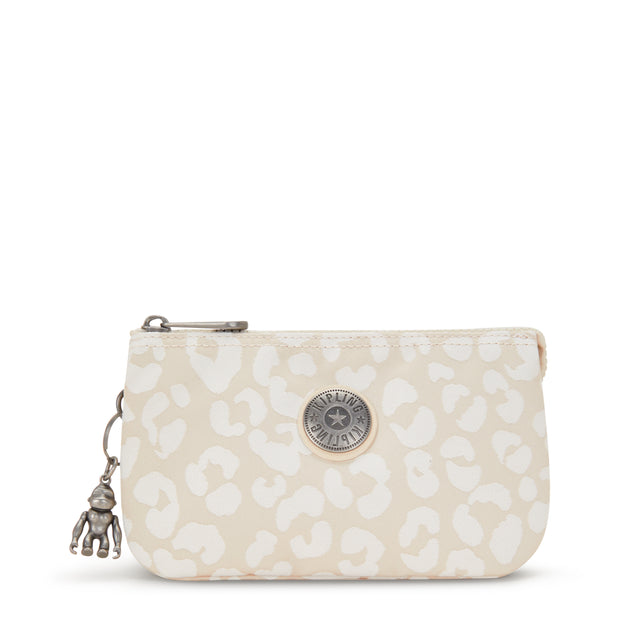KIPLING Large purse Female White Cheetah J Creativity L